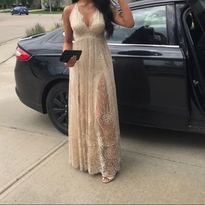 Gorgeous and elegant sparkly graduation dress